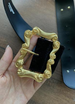 Кожаный ремень винтаж замша ремень женский