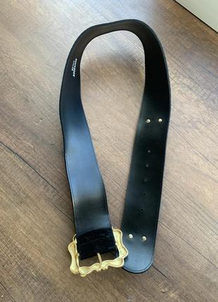 Кожаный ремень винтаж замша ремень женский