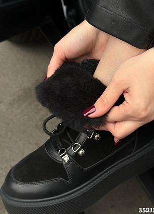 Натуральные хайтопы женские зимние от украинского производителя 🖤🖤🖤