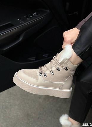 Натуральные хайтопы женские зимние от украинского производителя 🖤🖤🖤