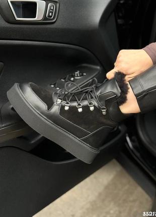 Натуральные хайтопы женские зимние от украинского производителя 🖤🖤🖤