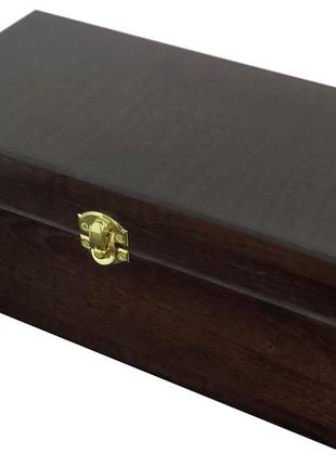 Деревяна прямокутна шкатулка (26/14см)