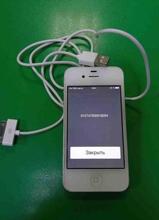 Мобильный телефон смартфон б/у apple iphone 4 32gb