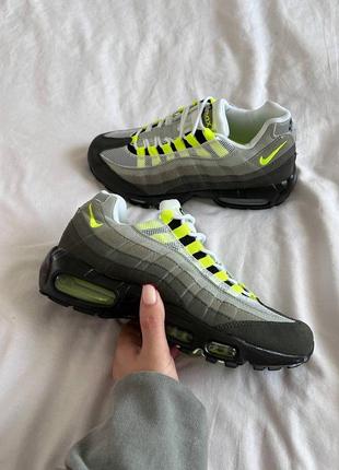 Мужские кроссовки nike air max 95 og gs'neon' 2020