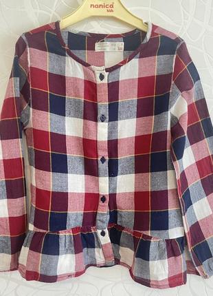 Рубашка в клетку от zara
