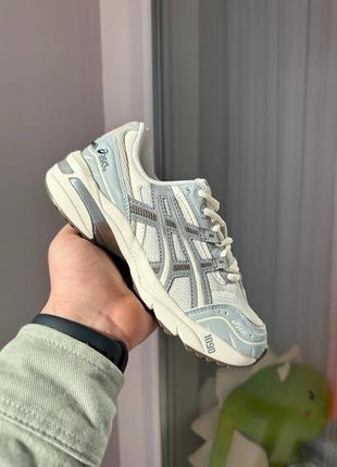 Кроссовки asics gel 1090 blue grey beige