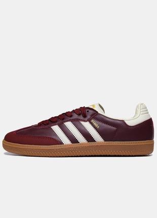 Жіночі кросівки adidas wmns samba og 'maroon'