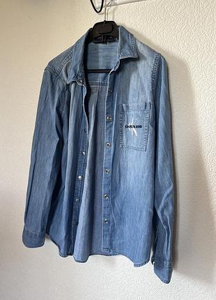 Джинсова блуза calvin kleine