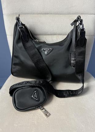 Prada big re-edition 2005 black