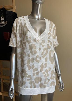 Теплая футболка большого размера