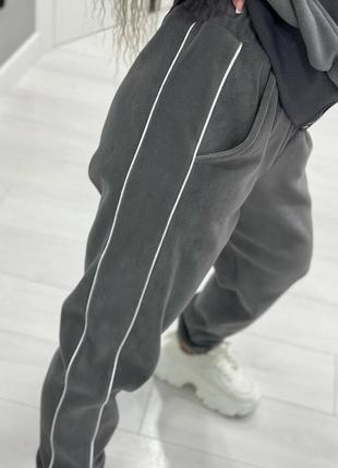 Крутезний дуже гарний теплий костюм преміум якість ♥️ фліс полар 🔥 спортивний костюм , з...