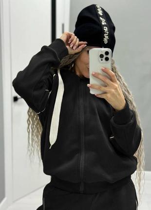 Крутезний дуже гарний теплий костюм преміум якість ♥️ фліс полар 🔥 спортивний костюм , з...