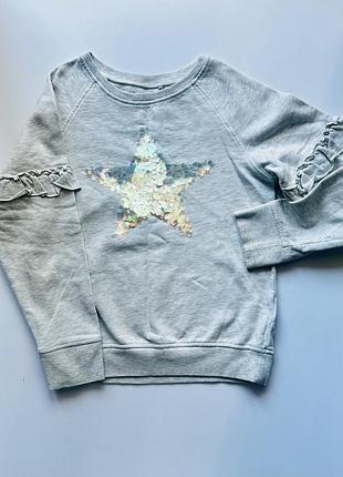 Утеплений світшот next, реглан, кофта на флісі, светр