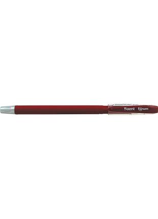 Ручка гелева "axent" ag1006 "forum" червона, шт