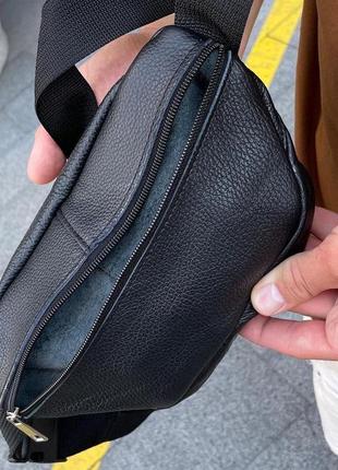 Мужская бананка из натуральной кожи, бананка для мужчин, бананка напоясная сумка,...