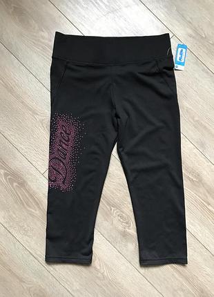 Вкорочені лосіни капрі зі стразами