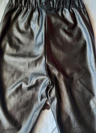 Шкіряні штани, якісні лосіни4 фото
