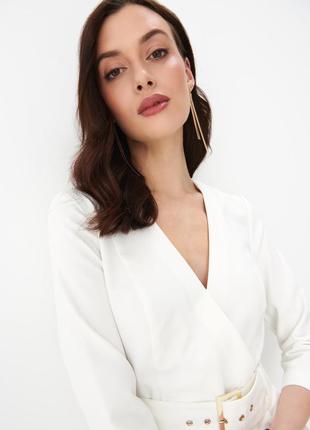 Платье белое old money 5