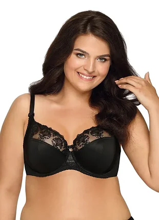 Бюстгальтер с мягкой чашкой  большие размеры  ava freesia  av 1922 чёрный