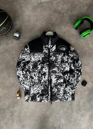 Вінтажна чоловіча оверсайз куртка пуховик the north face