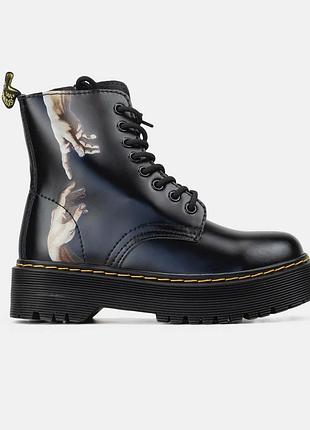 Брендовые женские ботинки dr martens jadon black Greation of adam * pinapd