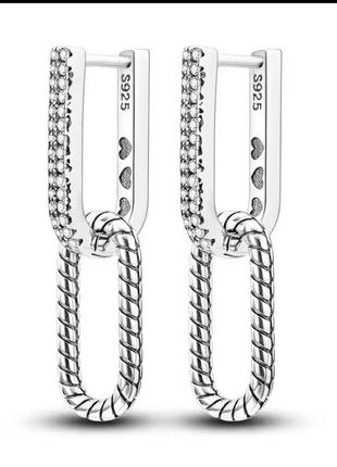 Серьги трансформеры s925