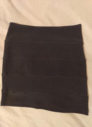 Женская юбка черная9 фото