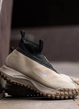 Кроссовки acg nike acg mountain fly gore-tex beige black6 фото