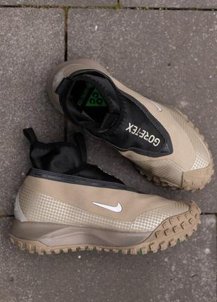Кроссовки acg nike acg mountain fly gore-tex beige black8 фото