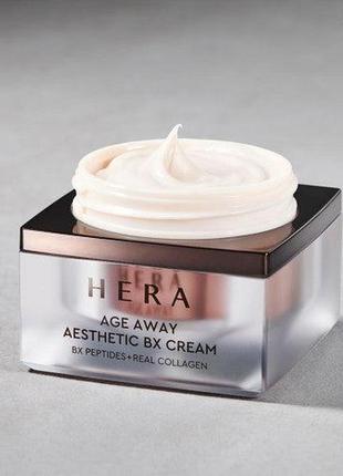 Підтягуючий крем для обличчя з колагеном та пептидами hera age away aesthetic bx cream 5 мл
