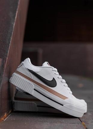 Кроссовки travis scott x nike sb dunk low white black brown white