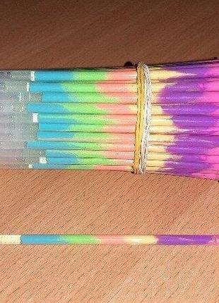 Стрижень шестикольоровий райдужний гель