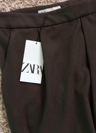 Новые с ценником мешковатые брюки хлопок zara 20248 фото