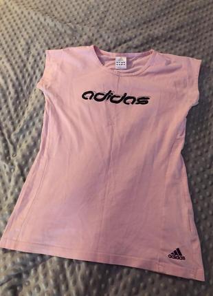 Футболка рожева adidas s