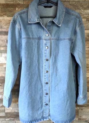 Джинсова рубашка куртка