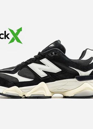 0863 new balance 9060 black/white 38