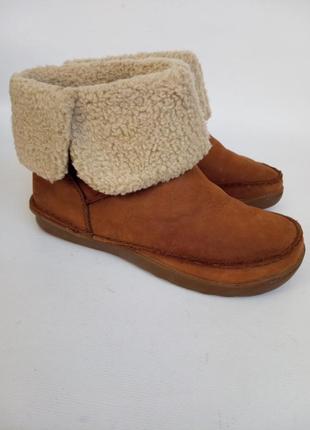 Кожаные сапожки clarks