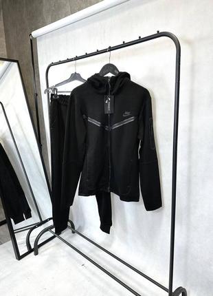 Спортивный костюм nike tech fleece black3 фото