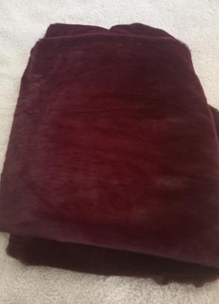 Штучне хутро, колір марсала - 2 метри