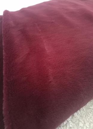 Штучне хутро, колір марсала - 2 метри