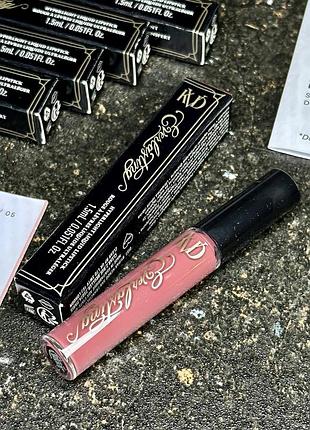 Жидкая матовая помада kvd beauty mini everlasting hyperlight queen of poisons, 1.5 мл