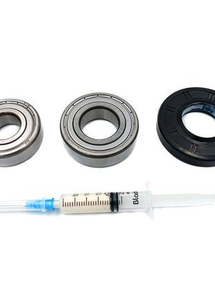 Комплект підшипників 6204+6205 skf + сальник (30*60.55*10/12мм) + змазка