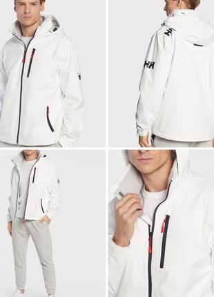 Helly hansen біла утеплена куртка ветровка