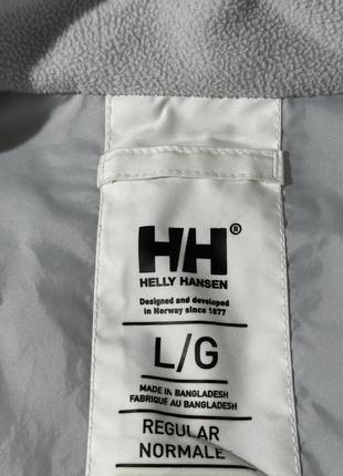 Helly hansen біла утеплена куртка ветровка