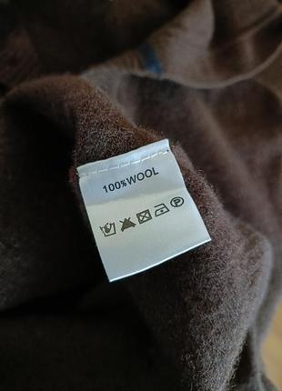 Свитер худи толстовка из шерсти с капюшоном