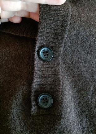 Свитер худи толстовка из шерсти с капюшоном