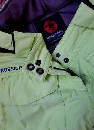 Rossignol неонові салатові яскраві лижні гірськолижні сноубордичні штани