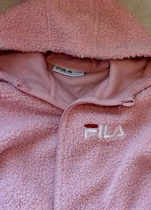 Куртка fila158-164 розовая тедди