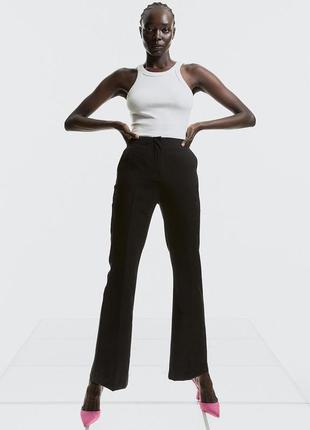 Брюки женские h&m a1312-1099204 40 черные (hm00999410350)