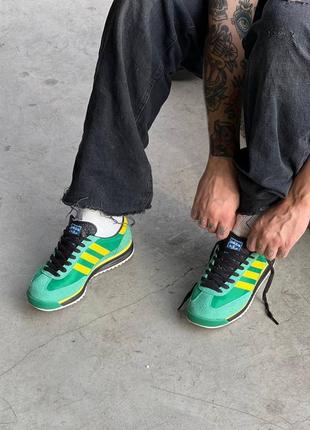 Кроссовки adidas eqt bask adv triple black mens and womens shoes green